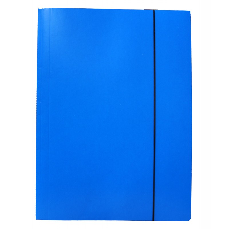 Teczka z gumką A4 TG06 1szt. Konfex niebieska